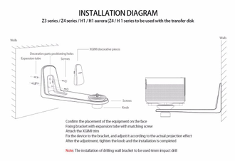 Кронштейн настенный XGIMI X-Wall для проектора