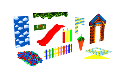 Игровой лабиринт «Детский дворик»