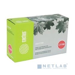 CACTUS Cartridge 719H Картридж (CS-C719H) для принтеров Canon LB MF5840 i-Sensys/ MF5880 i-Sensys;LBP 6300 i-Sensys/ 6650 i-Sensys, черный, 6400стр