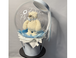 Бабблс с медведем Татто