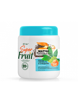 Витэкс Super Fruit Матча+фруктовый микс Бальзам для волос Свежесть и Очищение для нормальных и склонных к жирности волос, 450мл