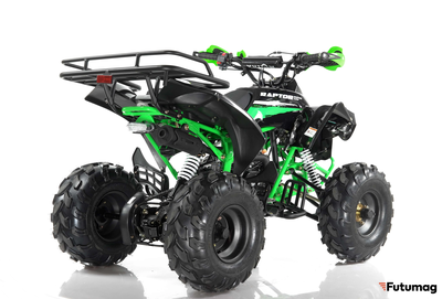 Квадроцикл MOTAX ATV Raptor Super LUX 125 Бензиновый Черно-зеленый