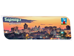 Гибкий магнит - вечерний город, Барнаул | интернет-магазин 2fru.ru