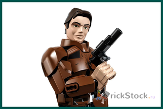 # 75535 Сборная Фигура «Хан Соло» / “Han Solo” Buildable Action Figure