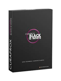 Электрическая зубная щетка CURAPROX Hydrosonic Black is White