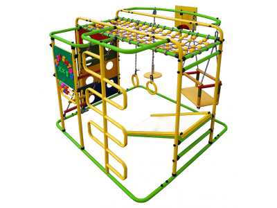 Детский спортивный комплекс Формула здоровья Мурзилка S  - салатовый, вид сбоку