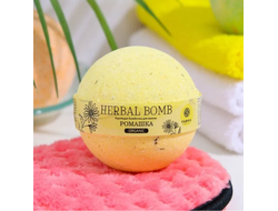 Бурлящая бомбочка для ванны "Ромашка" HERBAL BOMB 120 г