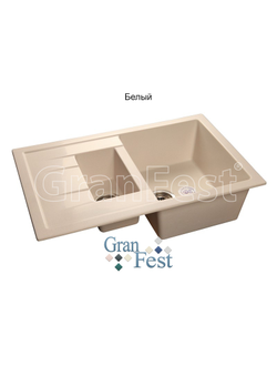 Керамическая мойка Granfest Гранфест GF-Q775KL реверсивная 2 секционная мойка