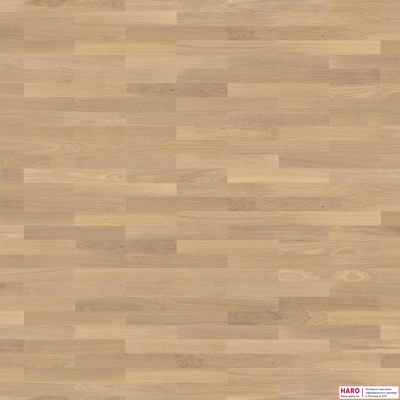 Инженерная доска Haro Allegro Дуб Светлый Белый 540173 лак