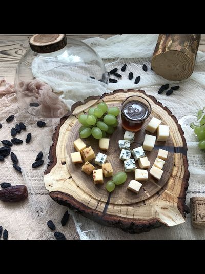 спил со стеклянным клошем S