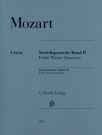 Mozart. Streichquartette Band 2 für 2 Violinen, Viola und Violoncello Stimmen