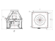 Вентилятор крышный ВКР №4  0,18кВт/1000 об/мин