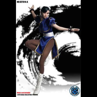 Чун Ли (серия "Street Fighter") - КОЛЛЕКЦИОННАЯ ФИГУРКА 1/6 Cosplay Series - Chinese Fighting Goddess (SET014A + S12D) - SUPER DUCK