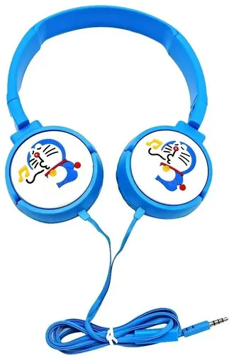 Детские проводные наушники KTS-3156  Doraemon  синий