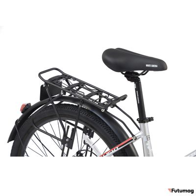 Электровелосипед WHITE SIBERIA CAMRY LIGHT 500W матовый серебристый