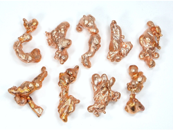 Медь, коллекционный образец в ассортименте, США (25-35 мм, 7-9 г) №28716