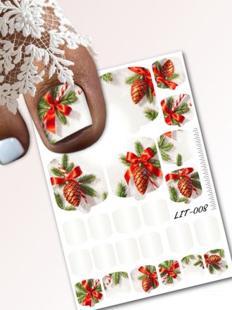 Мини пленки для педикюра LIT-008