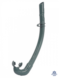 Трубка для дайвинга Sargan "КАЛАН" силикон темно-зеленый