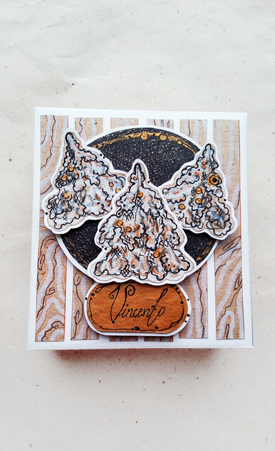 Подарочная коробочка под кулон или подвеску в стиле украшения