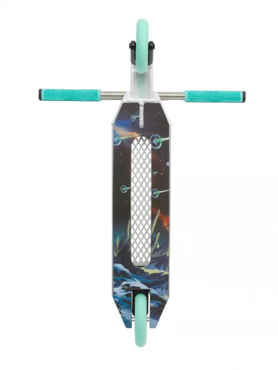 Самокат Комета Эфир серо-мятный низ