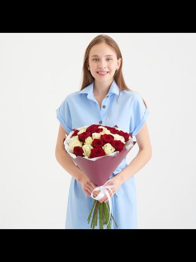 Микс из 25 роз