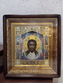 Спас Нерукотворный (Спаситель на убрусе). Рукописная икона.