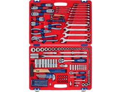 Набор инструментов 155 предметов, универсальный МАСТАК 01-155C