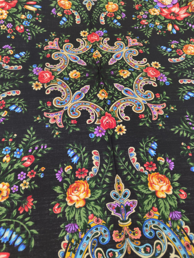 Павловопосадский платок Милый образ 1954-18