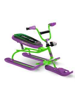 Снегокат NIKA kids "Snowdrive" (арт. СНД3N) NeonGreen