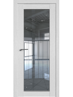 OPTIMA PORTE/ TURIN (ТУРИН) 501.2 БЕЛЫЙ СНЕЖНЫЙ/ ЗЕРКАЛО (С ДВУХ СТОРОН)