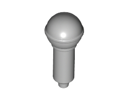 Minifigure, Utensil Microphone, Light Bluish Gray (90370 / 6199163)