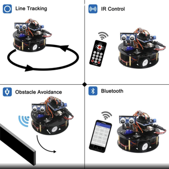 Smart turtle robot car kit (Lafvin)