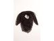 Оренбургский пуховый платок-паутинка А110-07 чёрный