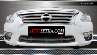 Premium защита радиатора для Nissan Teana (2014-2018)