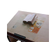 Коврик-подкладка настольный для письма (650х510 мм), силикон, прозрачный, 1 мм, ДЭМИ