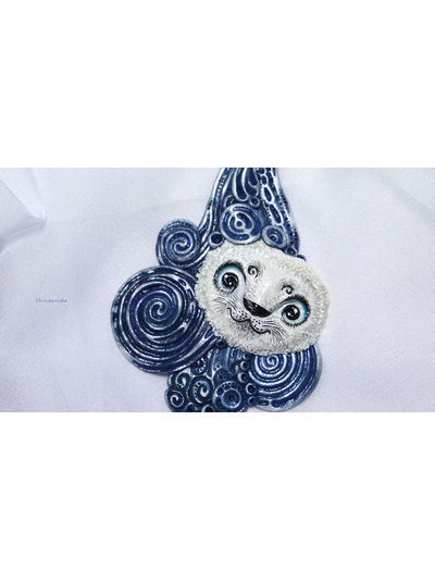 "Дух Северного Моря. Баллада о Бельке" - фэнтези-подвеска в кельтском стиле