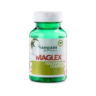 MAGLEX (Маглекс) - комплекс магния. 60 таб.* 750 мг Sangam Herbals