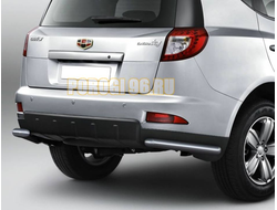 Защита заднего бампера d57 Уголки Geely Emgrand X7 (джили эмгранд х7)
