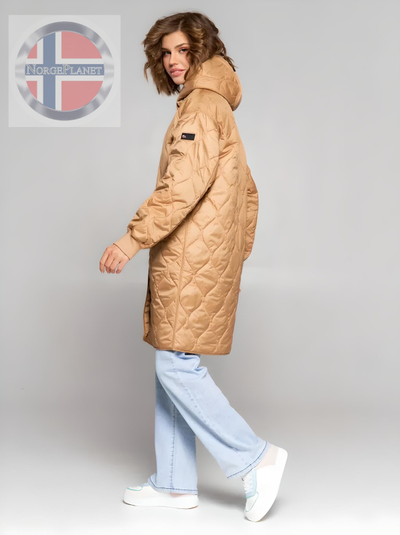 Демисезонная норвежская удлинённая парка бренда Fergo Norge FKC19-119 camal