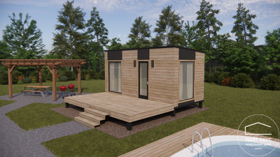 Модуль дома "Фиеста" (с террасой)