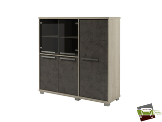 Шкаф трехсекционный с гардеробом правый Z-33-01пр 1556*500*1538 (Ш*Г*В)