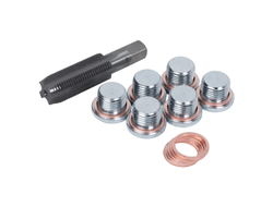 Набор для ремонта масляных пробок М17х1,5, кейс, 19 предметов МАСТАК 103-47017C