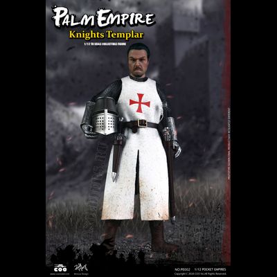 Тамплиер - Коллекционная фигурка 1/12 POCKET EMPIRES - TEMPLAR KNIGHT (PE002) - COOMODEL