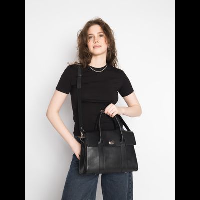 Деловая сумка Valenza Premium black (арт. 5076-51)