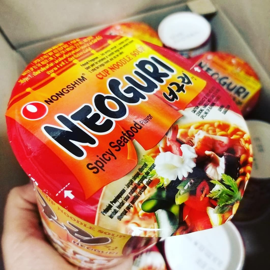 Корейская лапша быстрого приготовления "NONGSHIM" НЕОГУРИ Neoguri Ramen (ОСТРЫЙ ВКУС МОРЕПРОДУКТОВ)