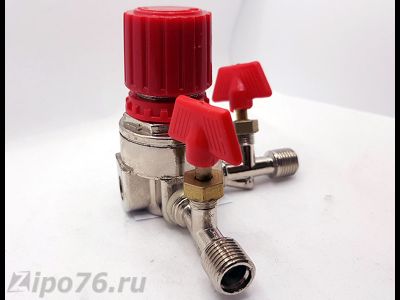 Редуктор для компрессора с кранами