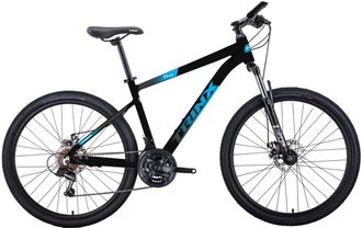 Горный велосипед TRINX M116, черно-сине-серый, рама 15