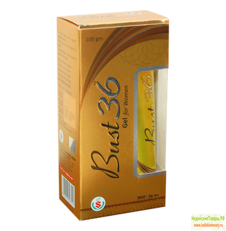 Гель-бальзам Аюрведический &quot;БЮСТ 36&quot; для груди (BUST 36 Gel, SURJICHEM) 100 г Для тонуса, коррекции груди, афродизиак