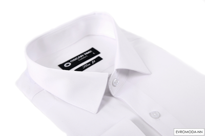Рубашка мужская белая Оскар-time Slim 701-1S