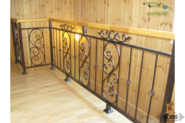 Кованые перила и лестничные ограждения